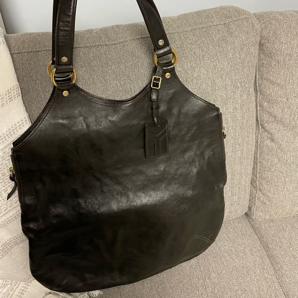 Yves St Laurent tribute tote vintage